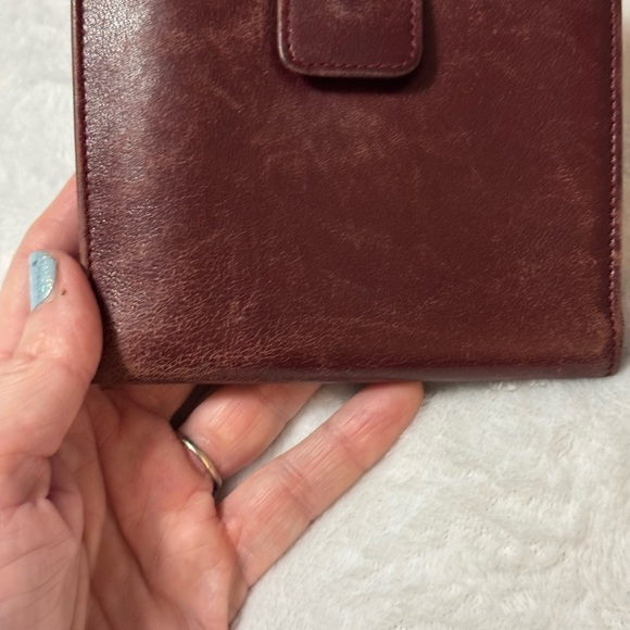 Gucci Burgundy Leather Wallet with Silver horse bit hardware - Picture 7 of 14